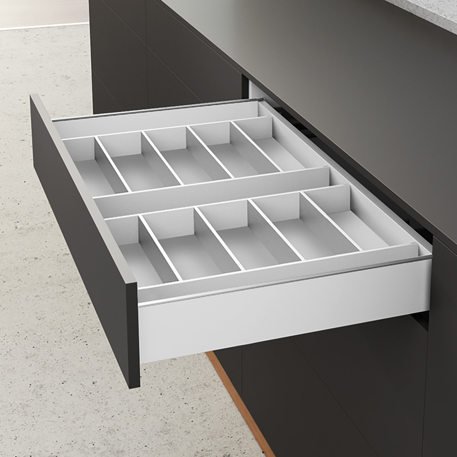 Besteckeinsatz B271mm NL450 ab KB 350 AVTo.400 AT