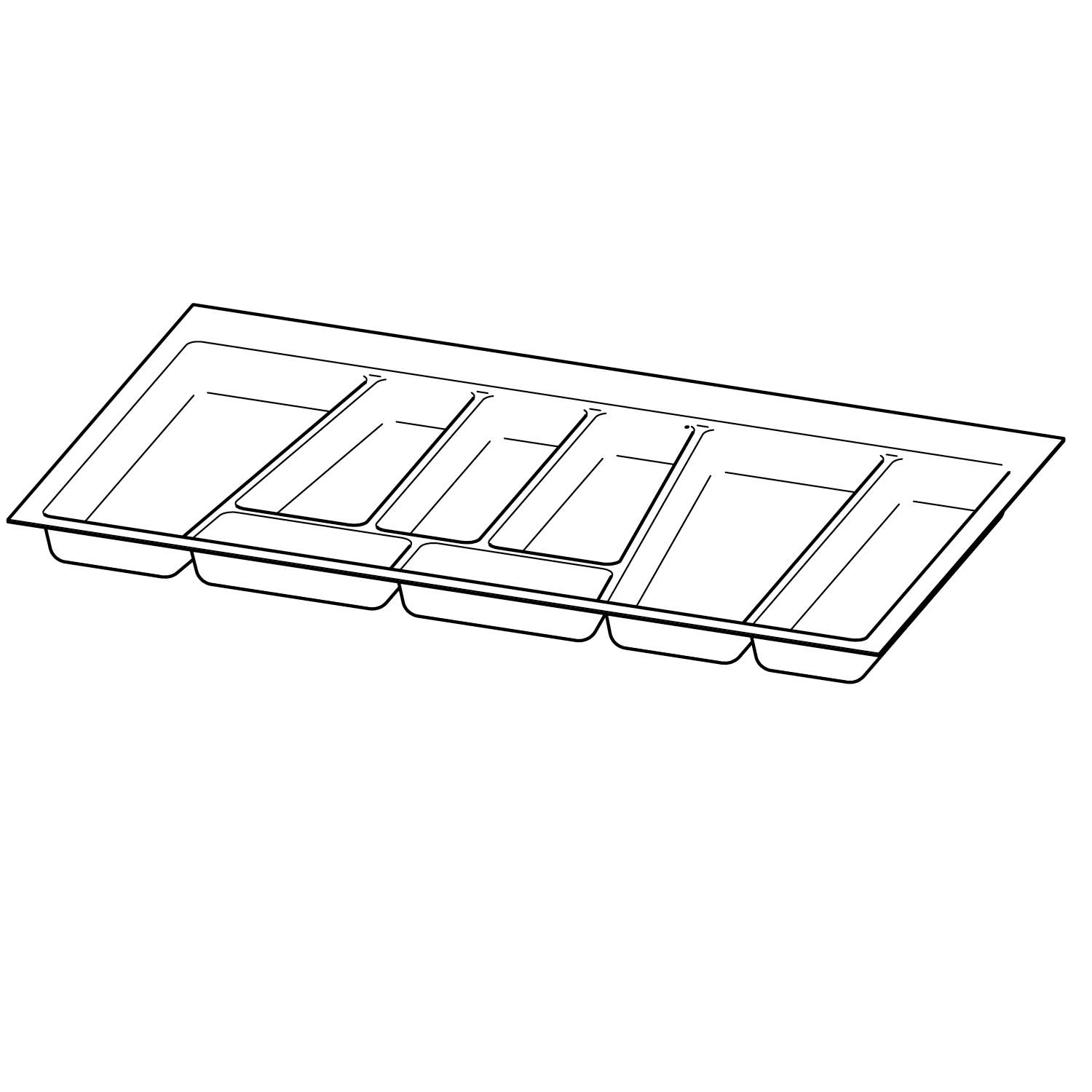 OrgaTray 740, NL 450 x 800 mm, anthrazit