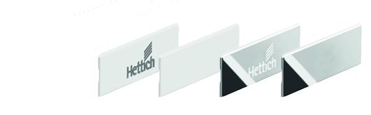 IT Atira Abdeckkappe weiß mit Hettich Logo