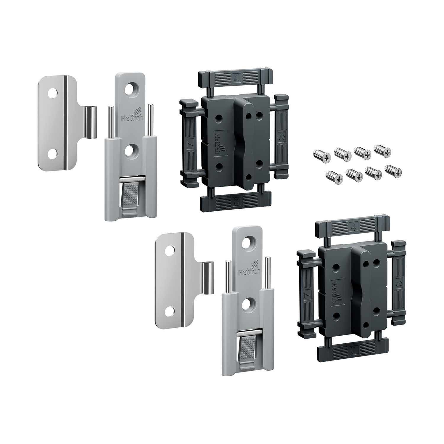 WingLine L 2er Set Mittelscharniere Standard
