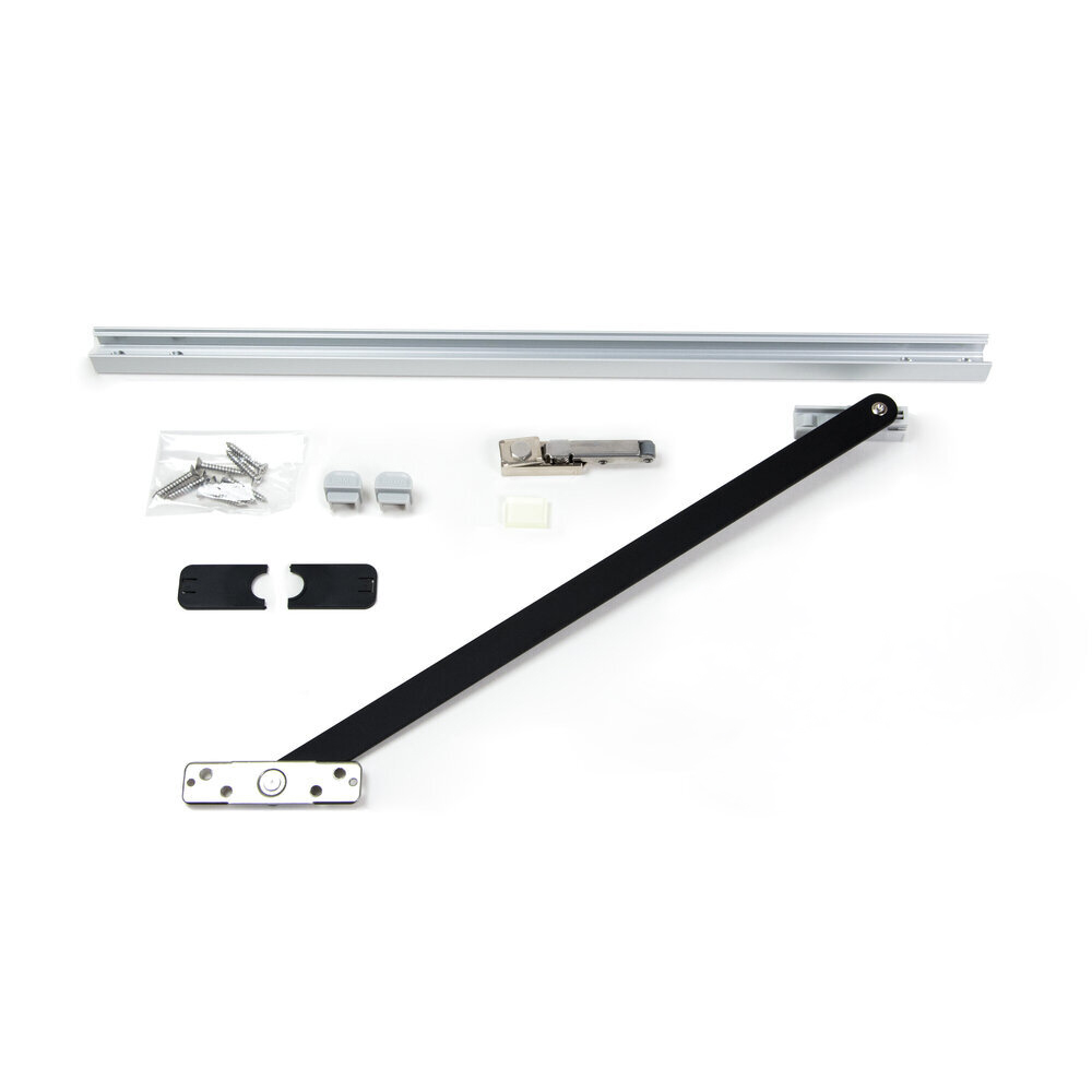 Türöffnungsbegrenzer, Gestänge schwarz, verdeckte