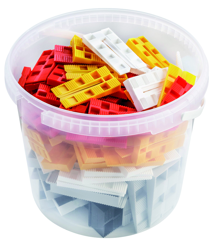 Montagekeile im Eimer 240 teilig