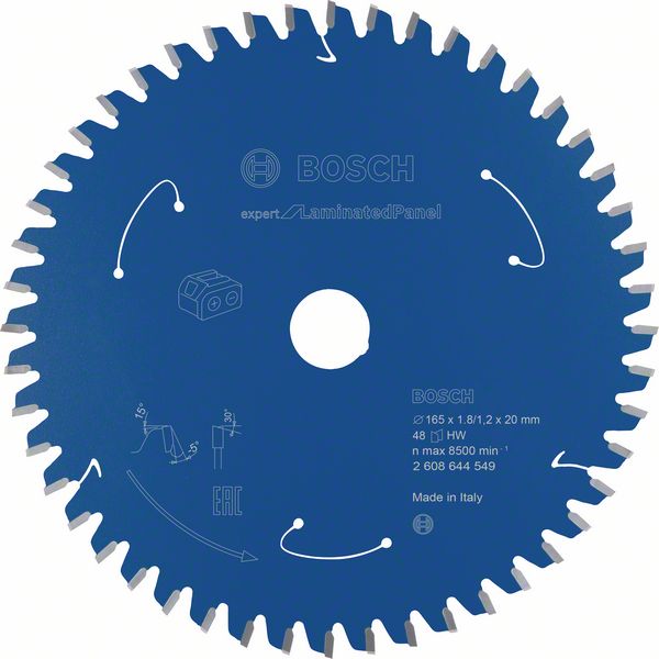 Bosch Kreissägeblatt 165x20mm Z48