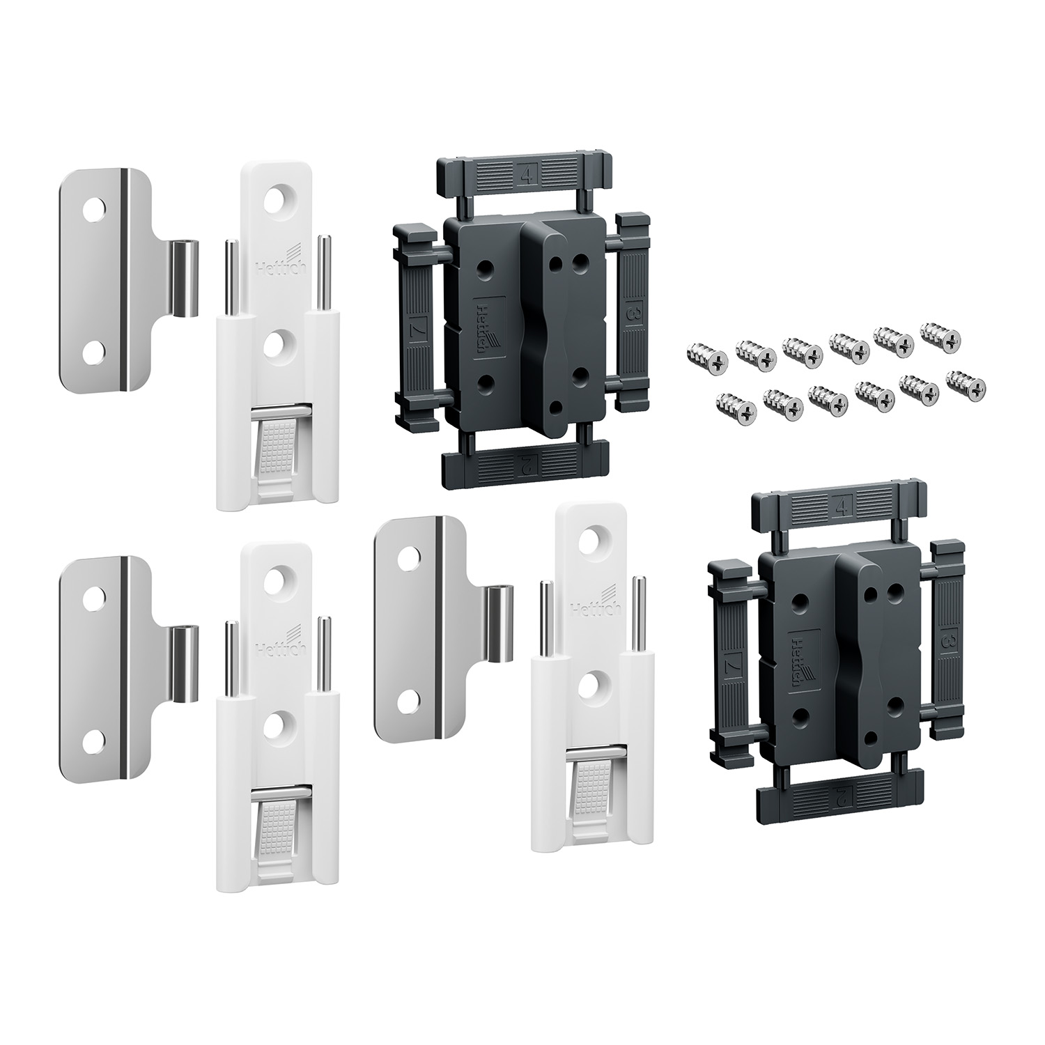 WingLine L 3er Set Mittelscharniere Standard