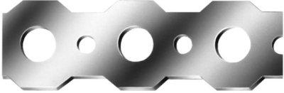 Montageband/Lochband 12x0,9 mm feuerverz. 3 m