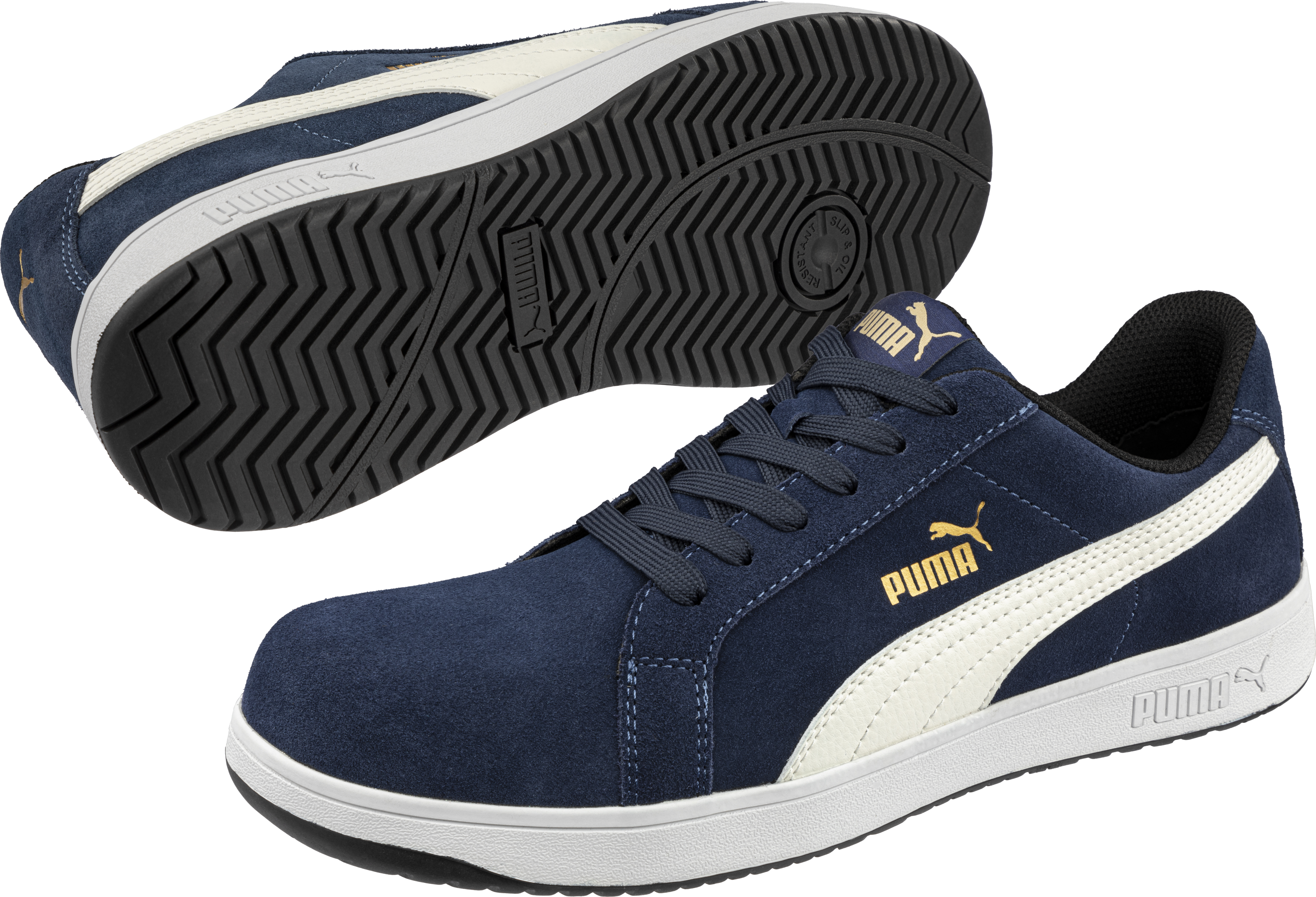 Puma Sicherheitshalbschuh Iconic navy low Gr. 39
