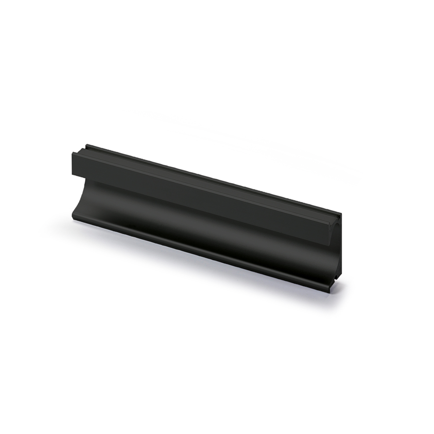 Griffmuschel SPIRA Aluminium Schwarz matt