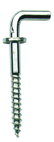 Schraubhaken gerade mit Beffe 5 x 60mm verzinkt