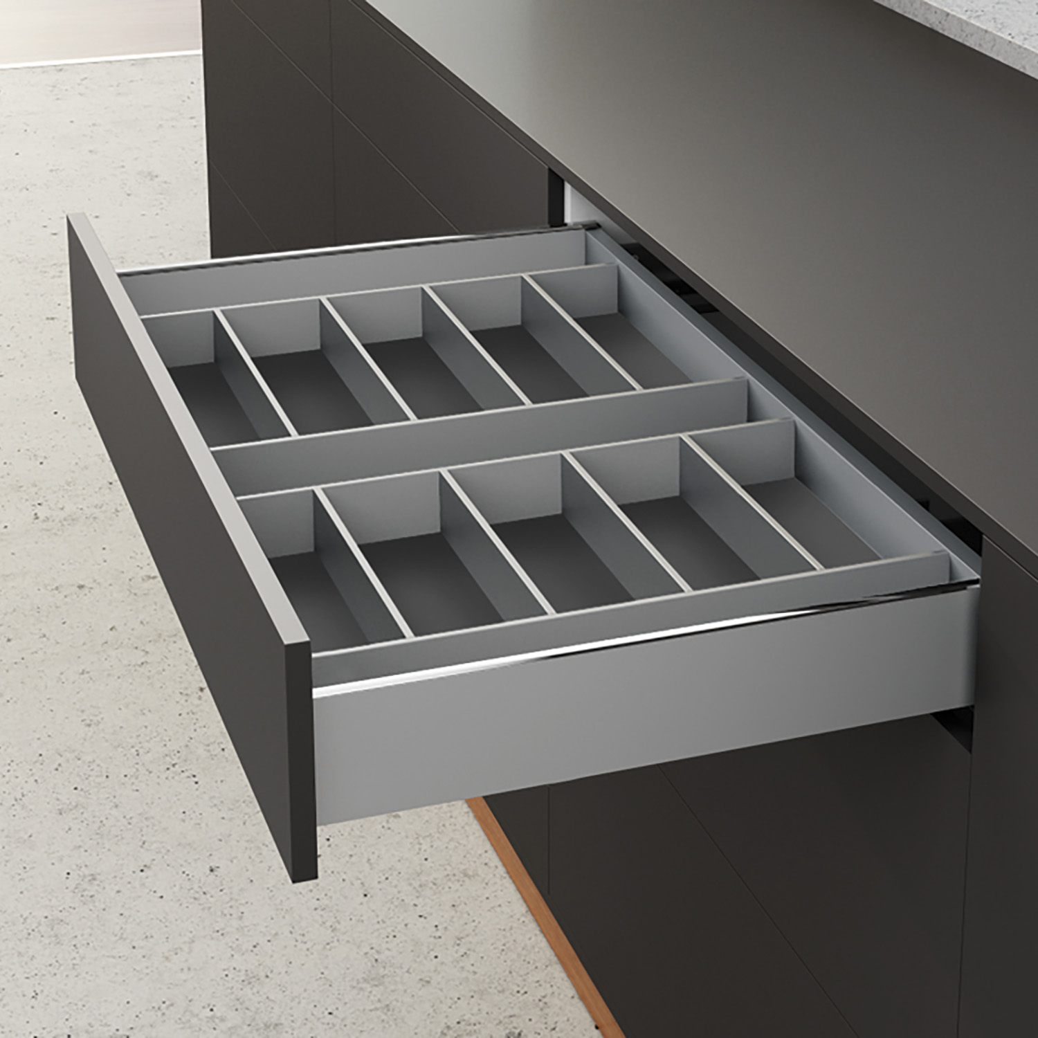 Besteckeinsatz B271mm NL450 ab KB 350 AVTo.400 AT