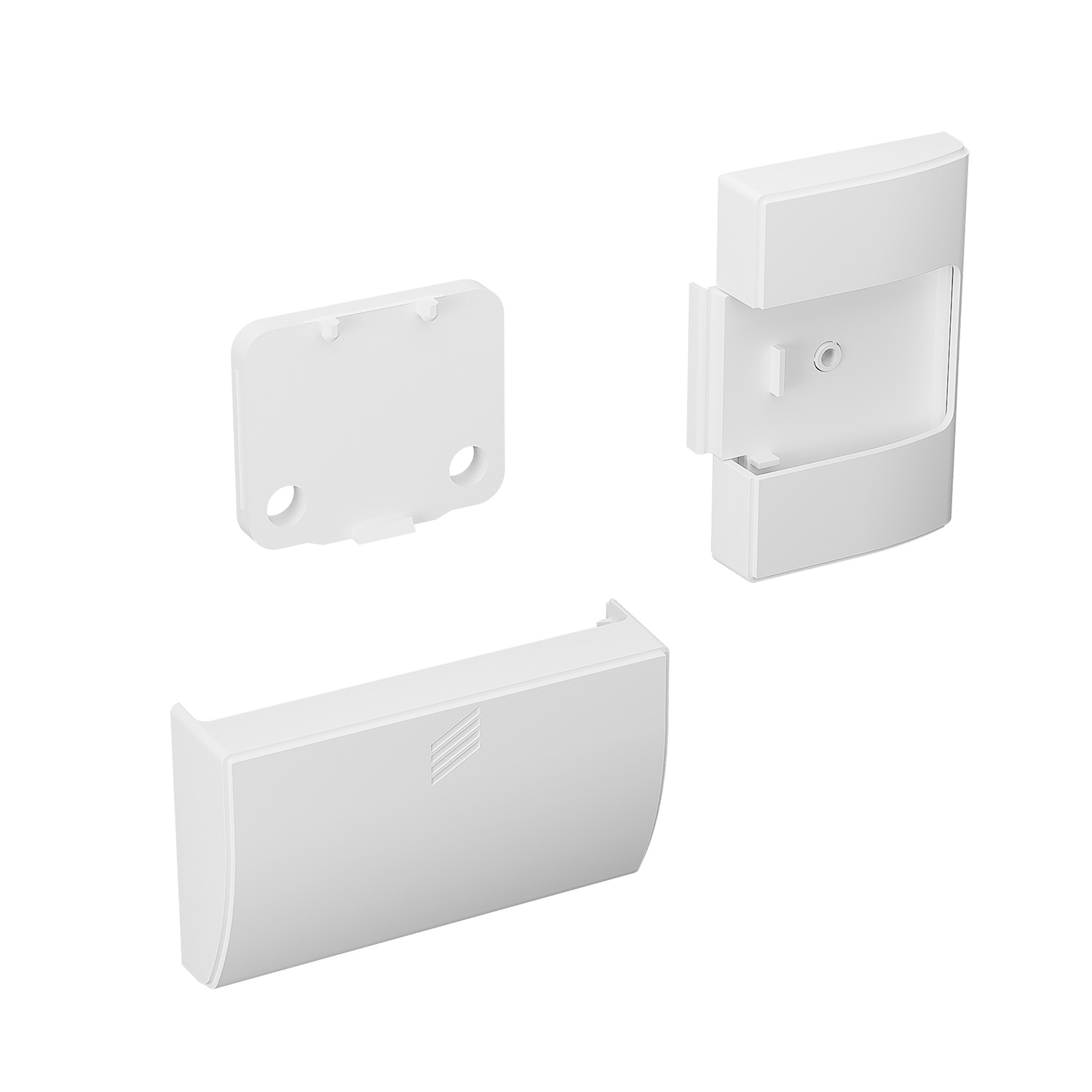 Evisys Set Abdeckkappen weiß RAL 9003