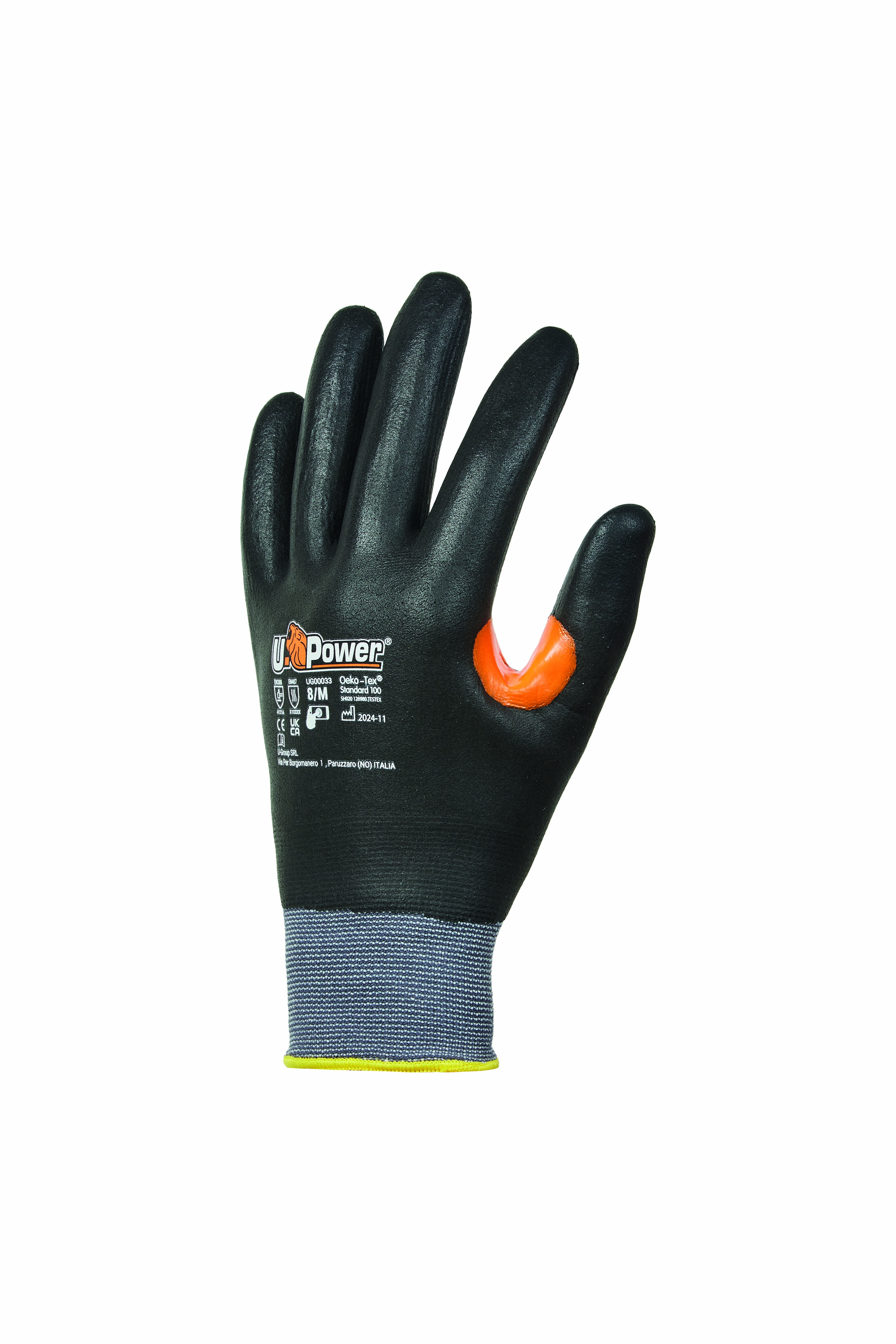 U-Power Montagehandschuh Slicker Gr. 10