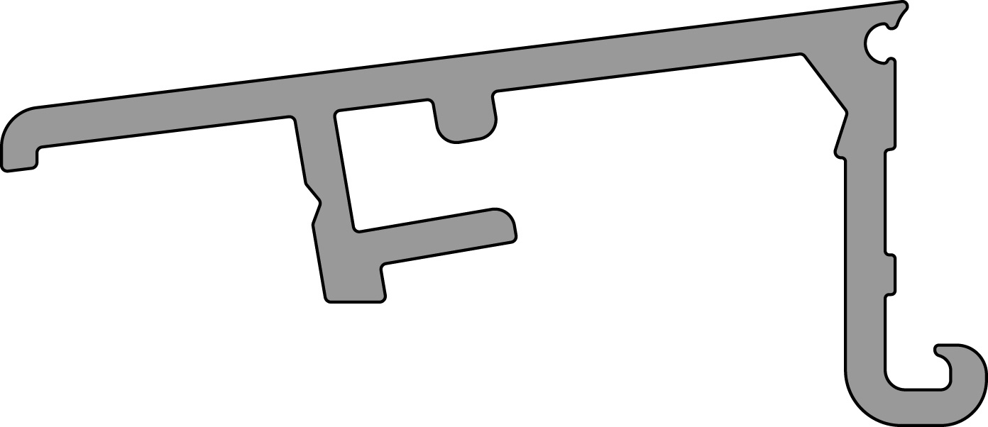 513619 Patio Life Wetterprofil für Bodenschwelle