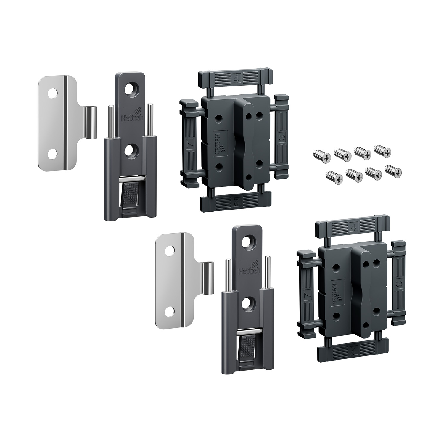 WingLine L 2er Set Mittelscharniere Standard