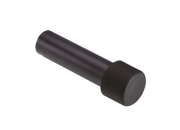 Türstopper Ø 28mm, Wandmontage, Schwarz matt
