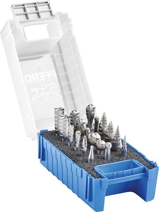 Pferd Frässtift-Satz HSS 18teilig