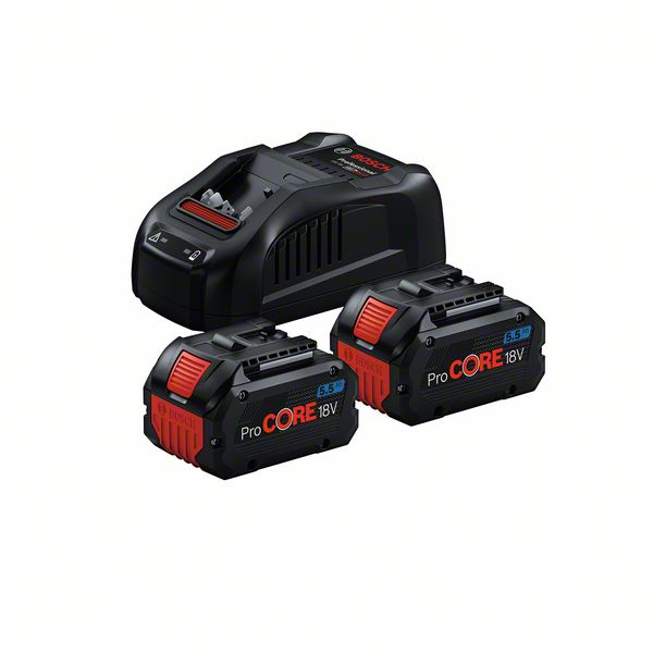 Bosch Starter-Set 2 x ProCORE18V 5.5Ah + GAL 1880