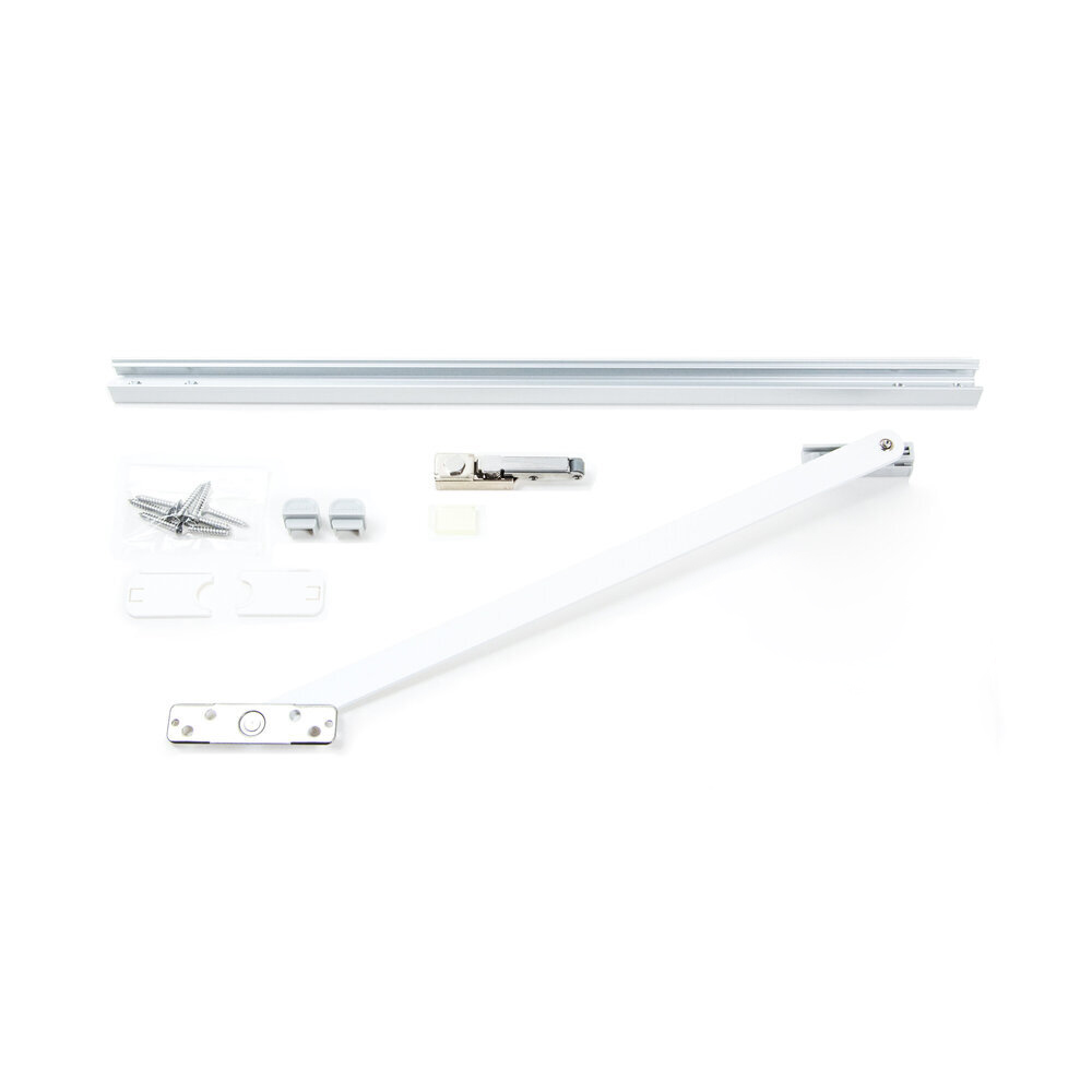 Türöffnungsbegrenzer, Gestänge weiß, verdeckte