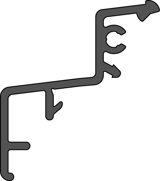 493316 Patio Life Alublende für Aufbauprofil