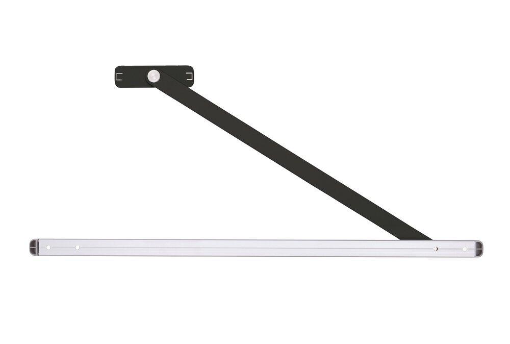 Türöffnungsbegrenzer, Gestänge schwarz, verdeckte