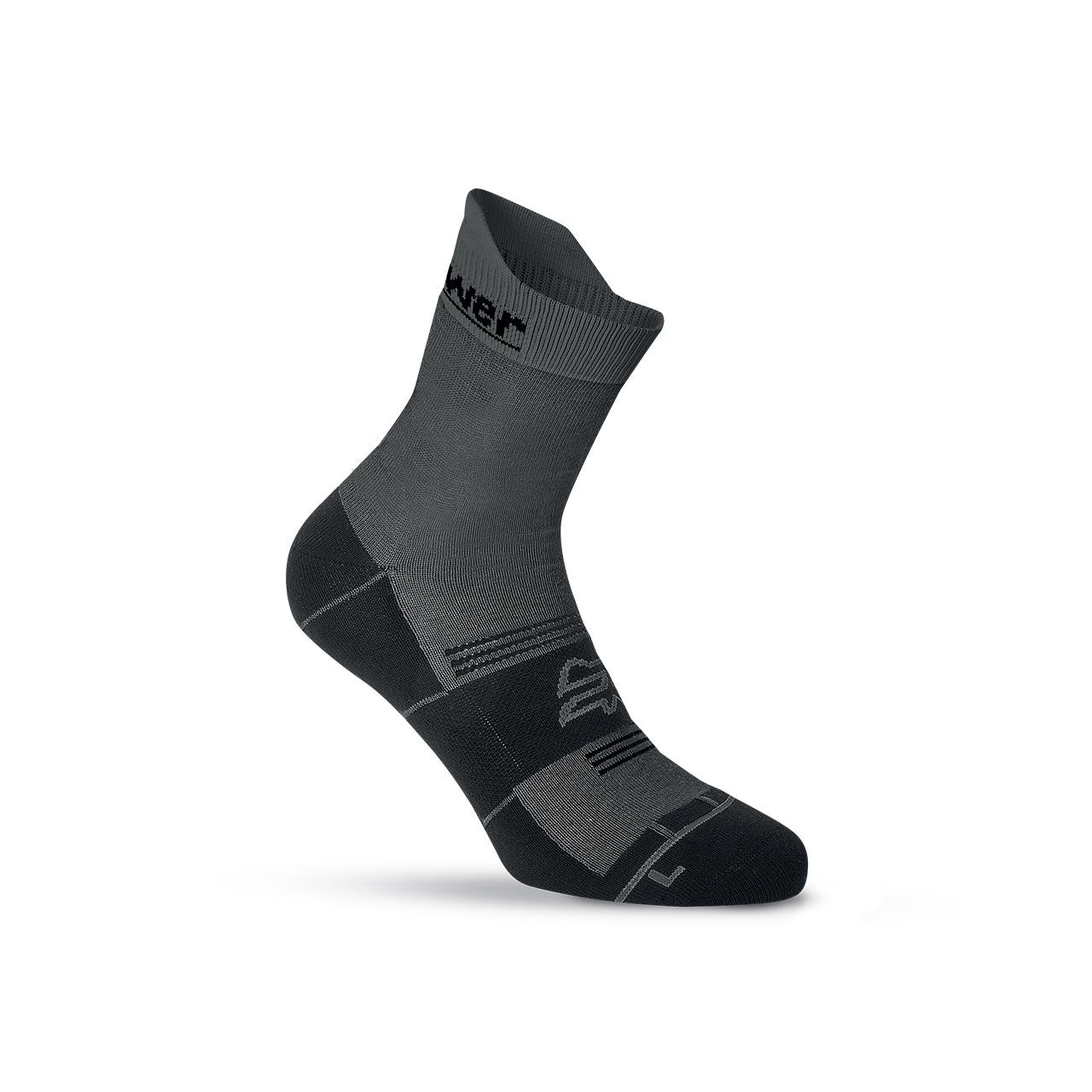 U-Power Socken Chipper Grey Iron Gr. 36-39