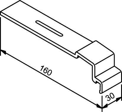Fensterbankhalter RS 40 f. GS 40 *