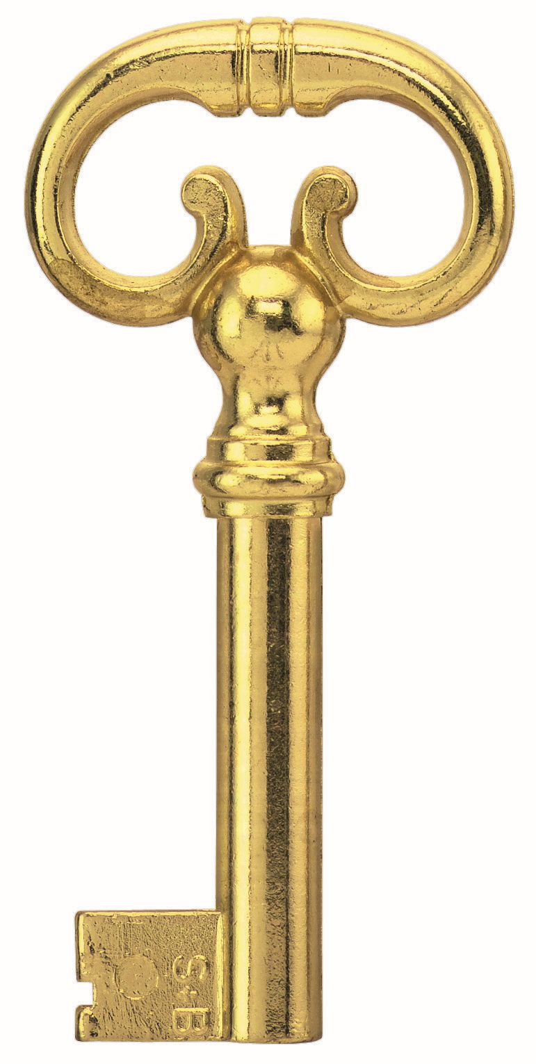 JuNie Schlüssel 0339/40 MS-pol., 8x6 mm, Zuh. 1