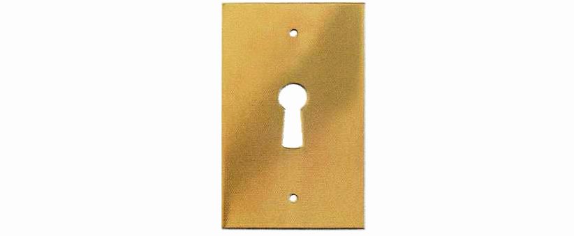 Artikelbild 1 des Artikels JuNie Schlüsselschild rechteckig, Messing poliert, JuNie Schlüsselschild rechteckig, Messing poliert,