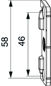 94477 Anpressverschluß verdeckt Rahmenteil