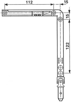 Artikelbild 2 des Artikels GEZE Eckwinkelgetriebe Fz 90 Links verz.