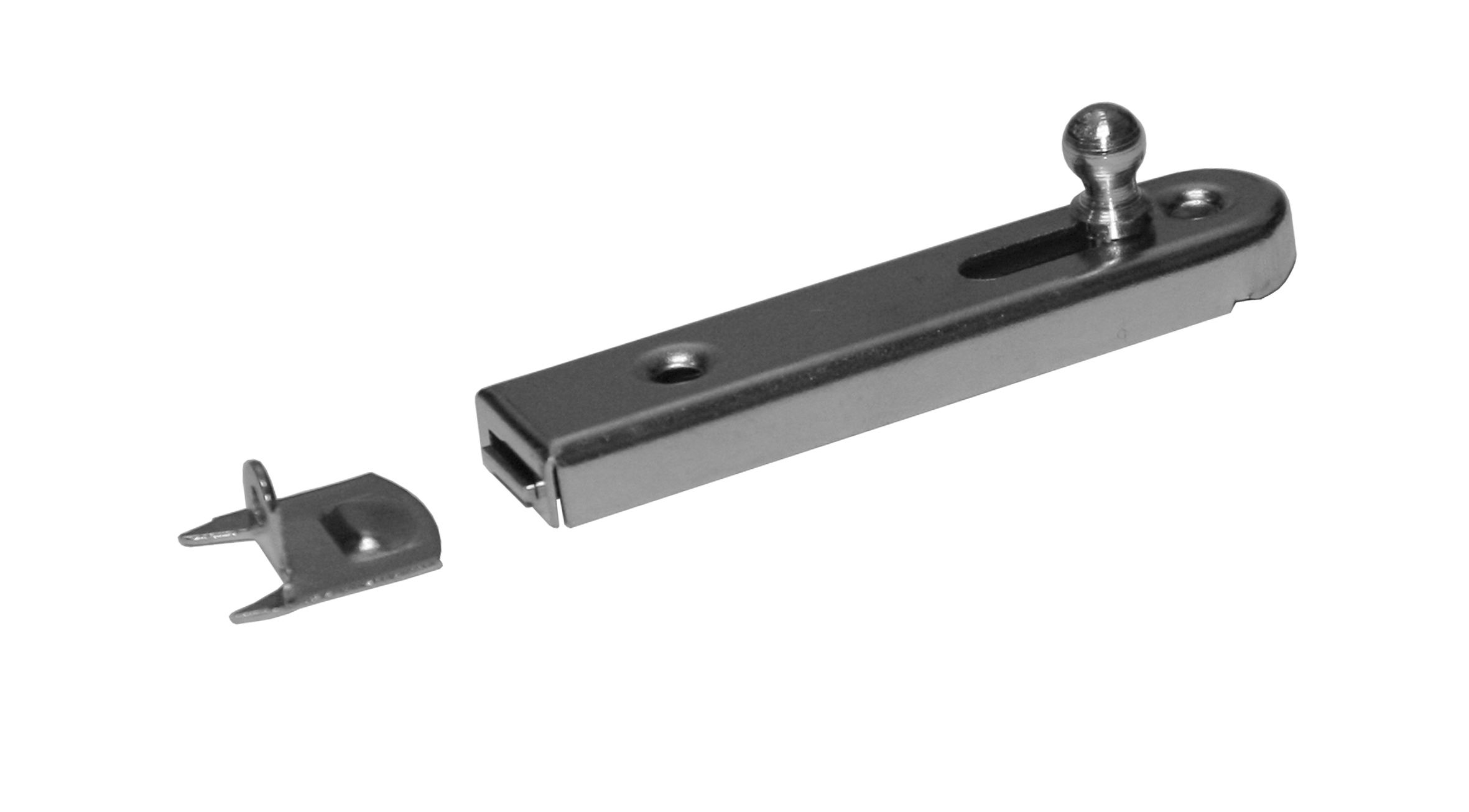 Artikelbild 1 des Artikels Riegelanschlag für Schubriegel, Eisen vernickelt Riegelanschlag für Schubriegel, Eisen vernickelt