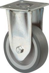 Artikelbild 2 des Artikels Apparate-Bockrolle Ø100mm Gummi grau Bauhöhe 137mm