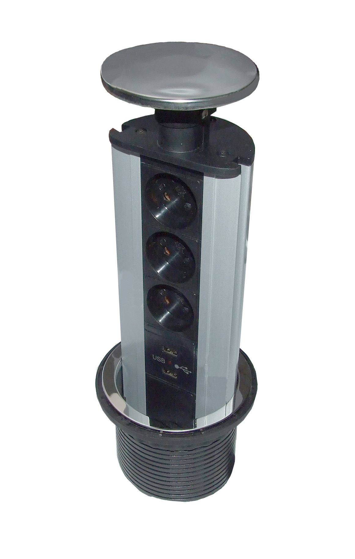 Versenkbare Steckdosenleiste Ø 100mm, POWER TOWER