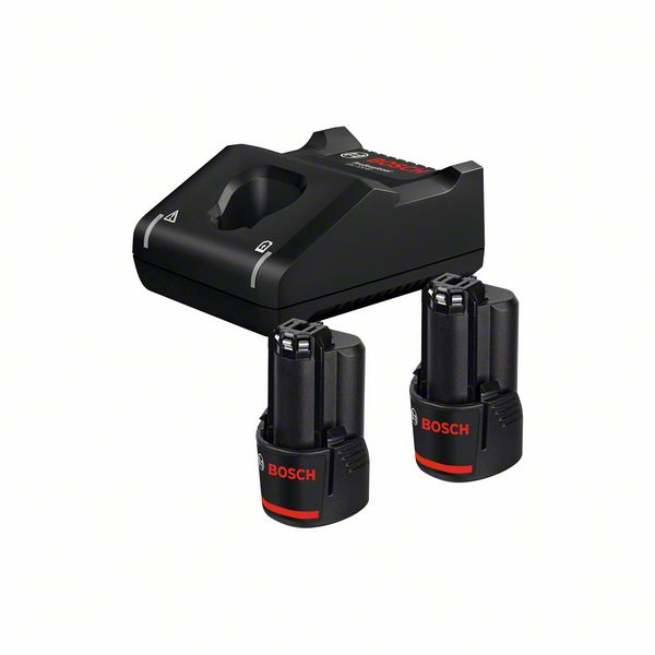 Bosch Akku Starter-Set: 2 x GBA 12 Volt, 3.0 Ah un