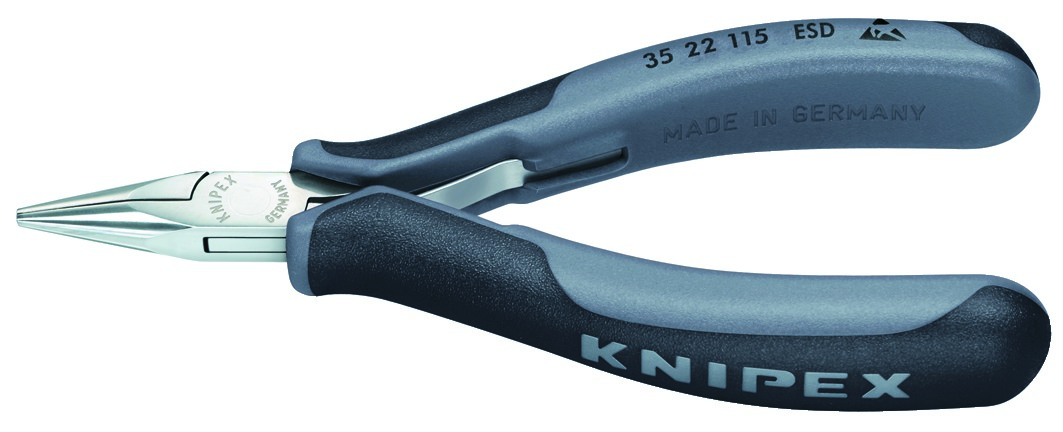 KNIPEX ESD Elektronik-Greifzange 3522 115mm