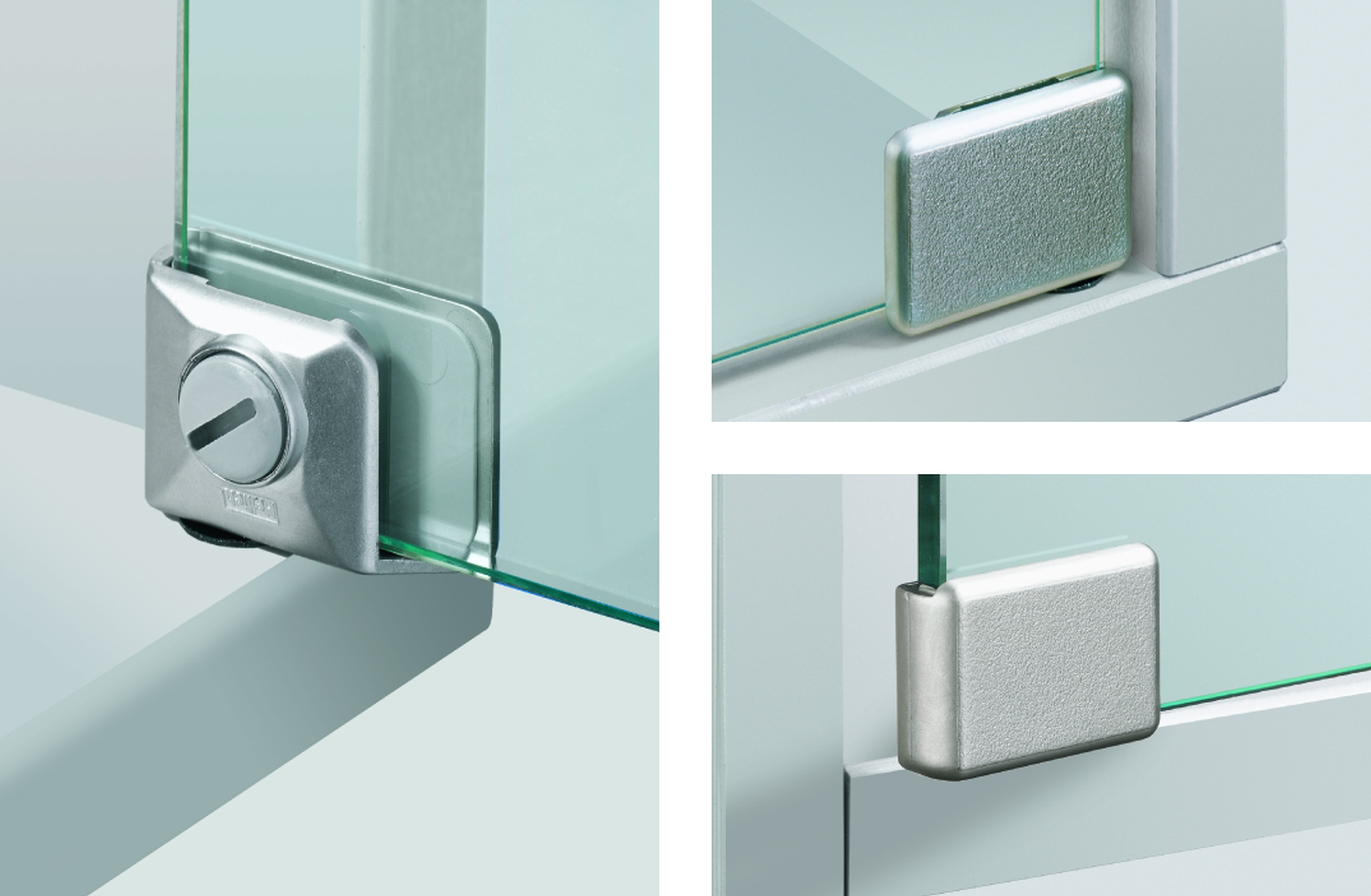 Artikelbild 1 des Artikels Glastür-Druckgriff links, matt vernickelt Glastür-Druckgriff links, matt vernickelt