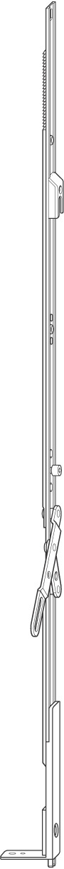 331942 Roto NT Stulpflügelgetriebe 490 Euronut7/8.