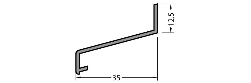 Artikelbild 1 des Artikels Blendrahmen-Abdeckung Z 35  - RAL 9016 weiß* Blendrahmen-Abdeckung Z 35  - RAL 9016 weiß*