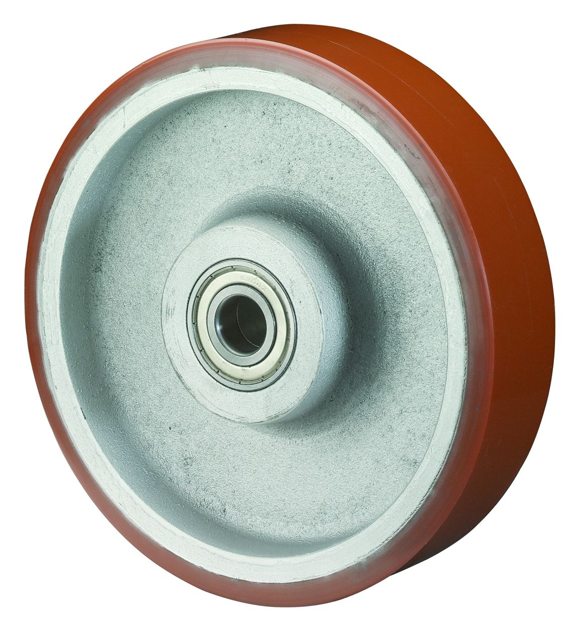 Artikelbild 1 des Artikels Polyurethanrad Ø125mm Achsdurchmesser 20mm Polyurethanrad Ø125mm Achsdurchmesser 20mm