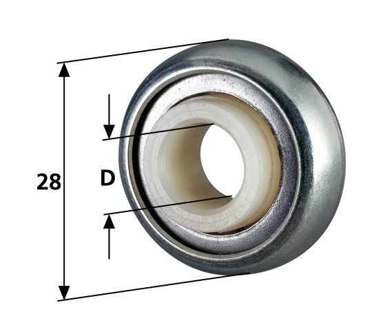Mini Kugellager D= 10 mm