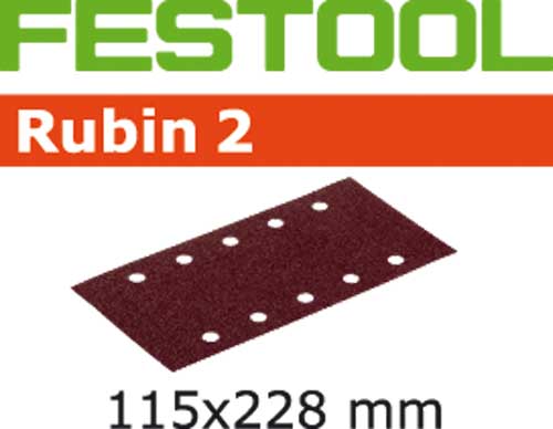 Festool Schleifstreifen  115X228mm Rubin 2 K40