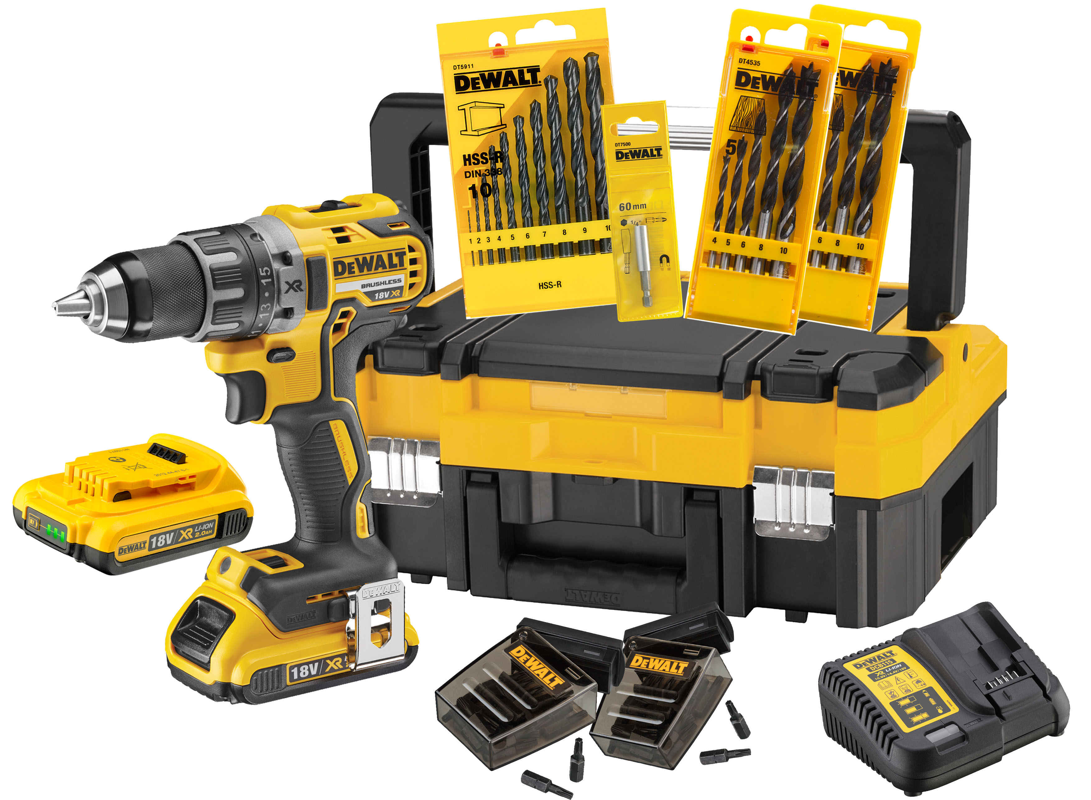 Artikelbild 1 des Artikels Dewalt Akku-Bohrschrauber-Set 18V DCK791D2T Dewalt Akku-Bohrschrauber-Set 18V DCK791D2T