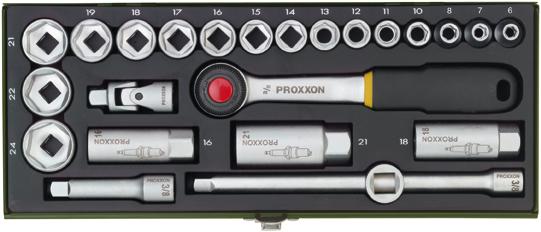 Proxxon Steckschlüsseleinsatz-Sortiment 24teilig