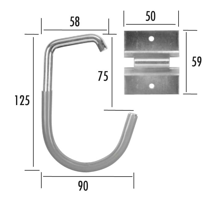 Artikelbild 1 des Artikels "Hängs dran" Fahrradhaken - 8509 "Hängs dran" Fahrradhaken - 8509