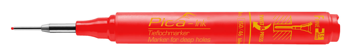Artikelbild 2 des Artikels Pica INK Tieflochmarker Rot