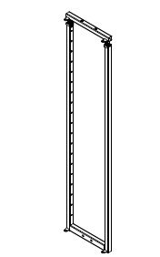 Hochschrankauszug, TAL-Gate 5, Rahmen für 500er,