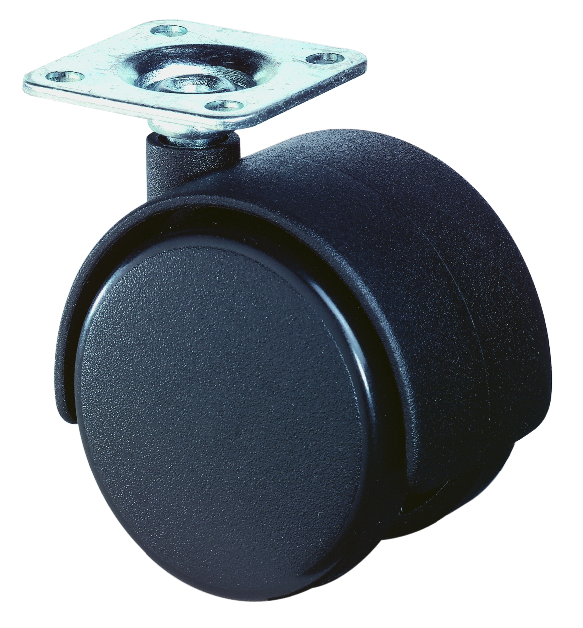 Artikelbild 1 des Artikels Doppelrolle Ø40mm Kunststoff schwarz Bauhöhe 58mm Doppelrolle Ø40mm Kunststoff schwarz Bauhöhe 58mm