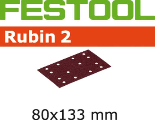 Festool Schleifstreifen  80X133mm Rubin 2 K120