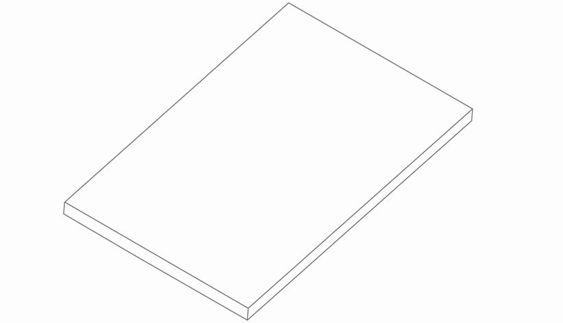 Artikelbild 1 des Artikels Dolle Fachboden 788x300x25 mm weiß Dolle Fachboden 788x300x25 mm weiß