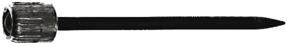 Nadeln für Wandhaken Floreat 1,2x26mm vermessingt