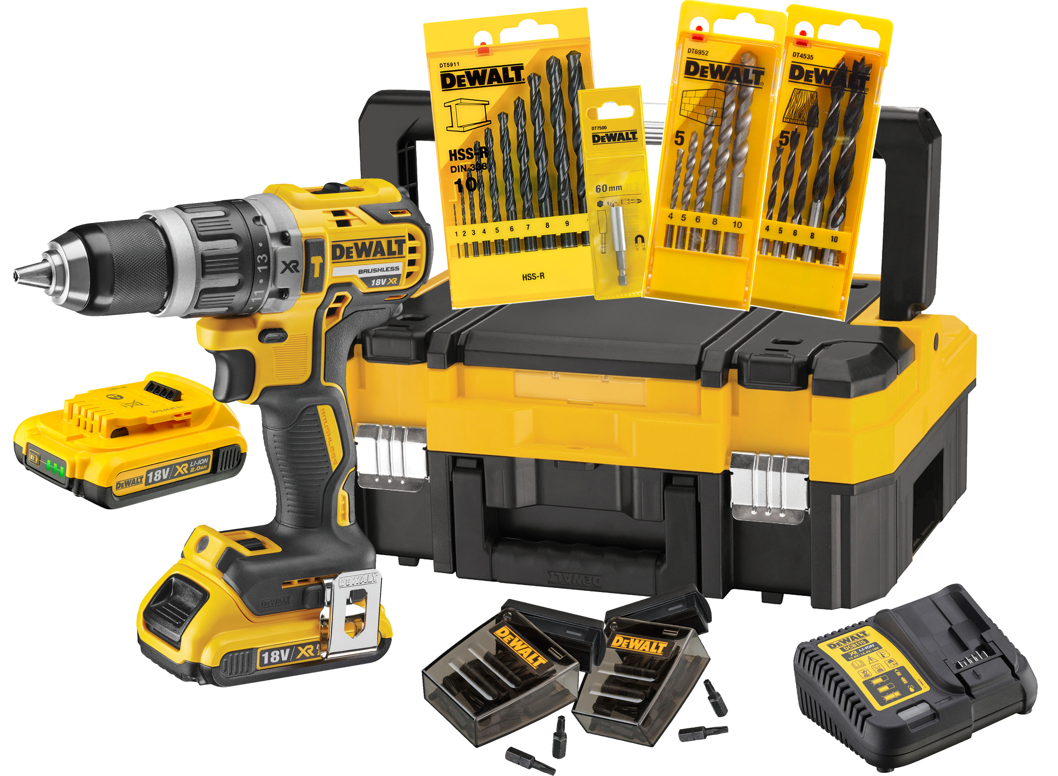 Artikelbild 1 des Artikels Dewalt Akku-Schlagbohrschrauber-Set 18V DCK796D2T Dewalt Akku-Schlagbohrschrauber-Set 18V DCK796D2T